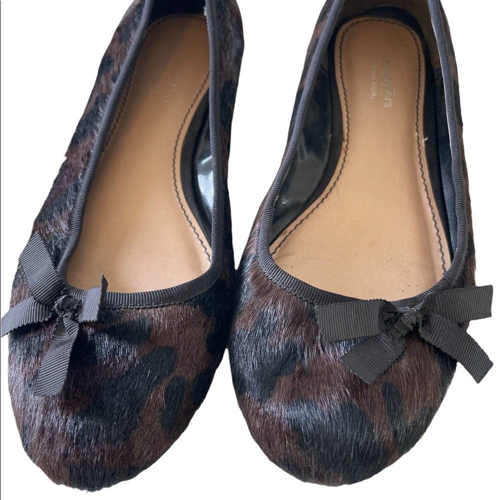 Simply Vera Vera Wang Animal Print Casual Flats for Women- faux fur, leopard